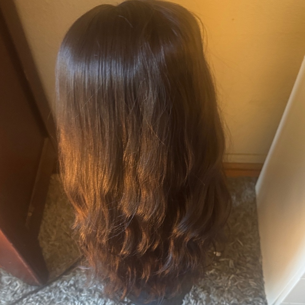Luxurious Brown Hair Wig